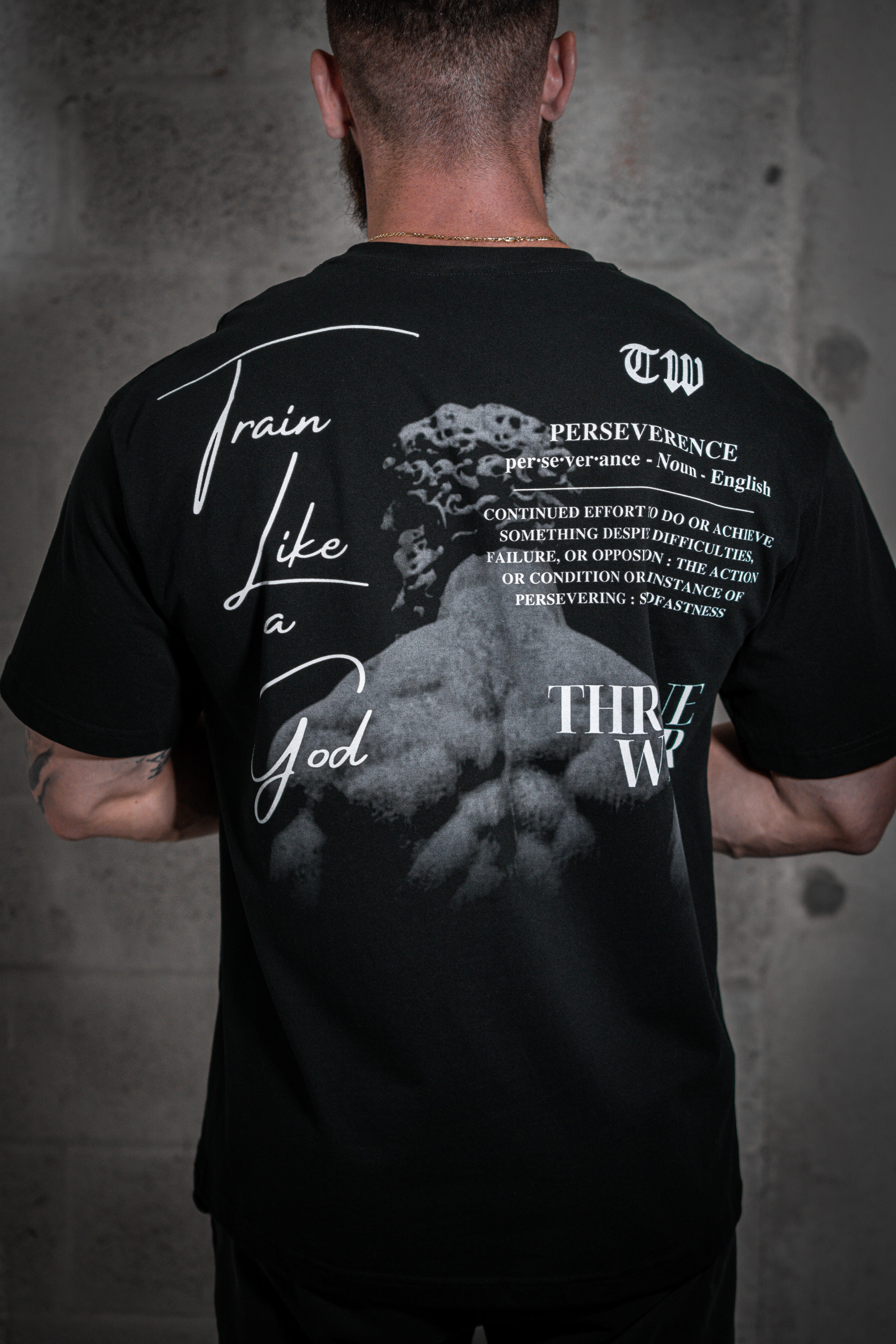 Train Like A God Oversized T-Shirt